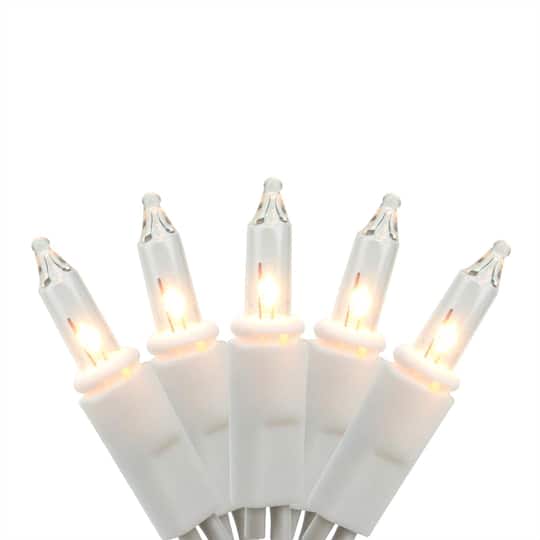 20ct. White Outdoor Mini Patio Umbrella String Lights By Northlight | 23.5 ft | Michaels®